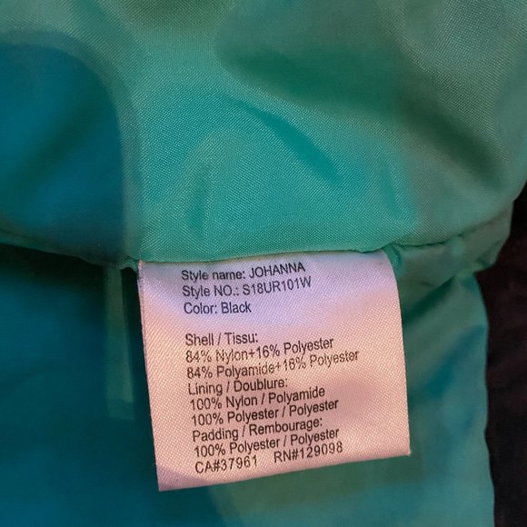 Firefly Johanna Winter Jacket Black - Picture 5 of 9